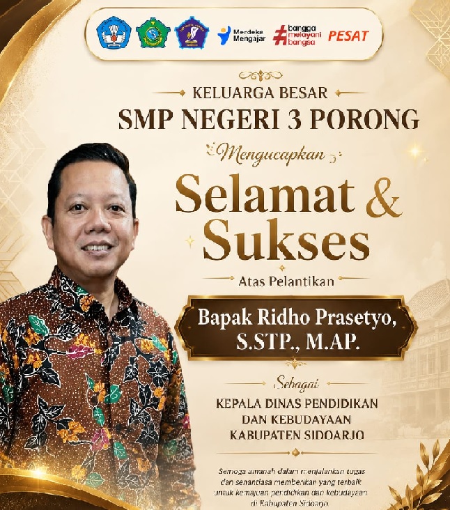 Kepala Dinas Pendidikan dan Kebudayaan Sidoarjo Baru