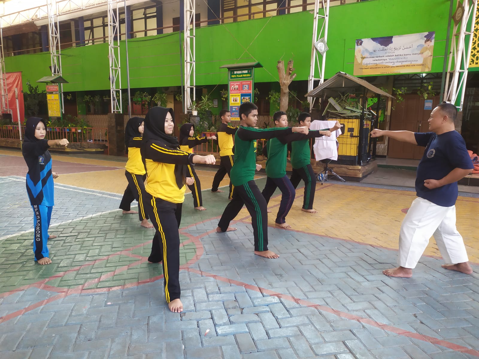 Ekstrakurikuler Jujitsu Di SMPN 3 Porong Semakin Diminati